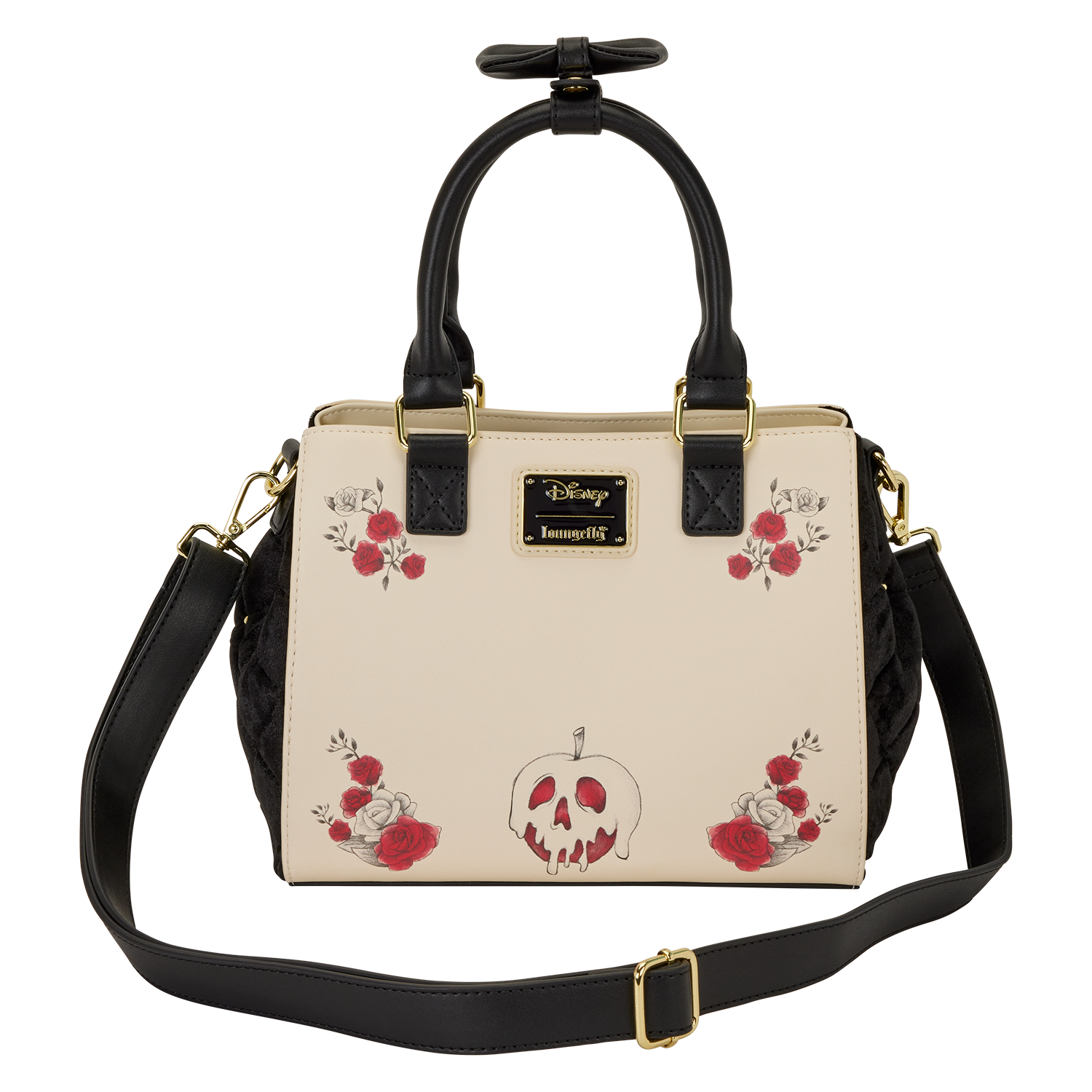 Snow Exclusive White Roses Tote Crossbody Bag - Image 4
