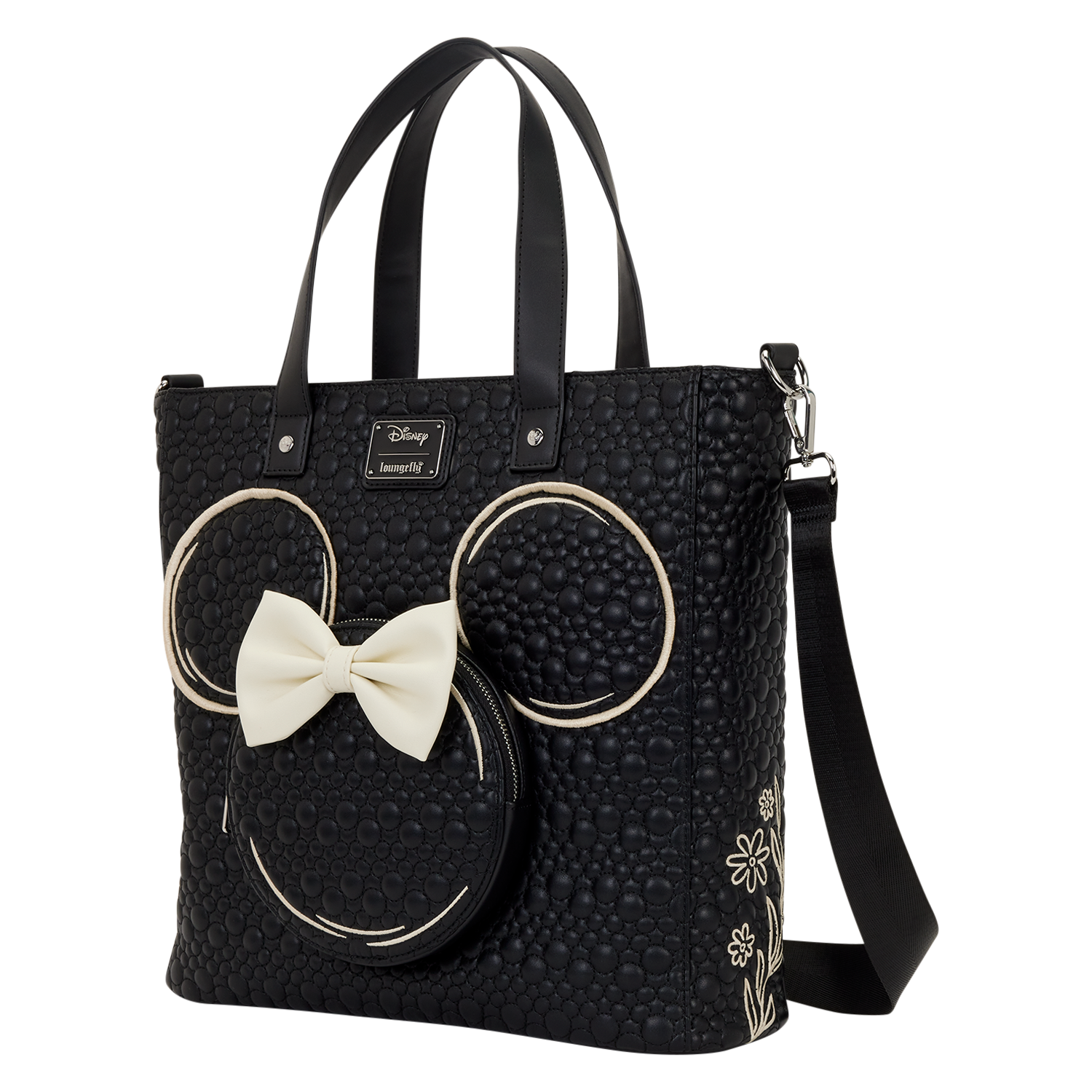 Minnie Mouse Artist Sketch Convertible Backpack & Tote Crossbody Bag - Image 4