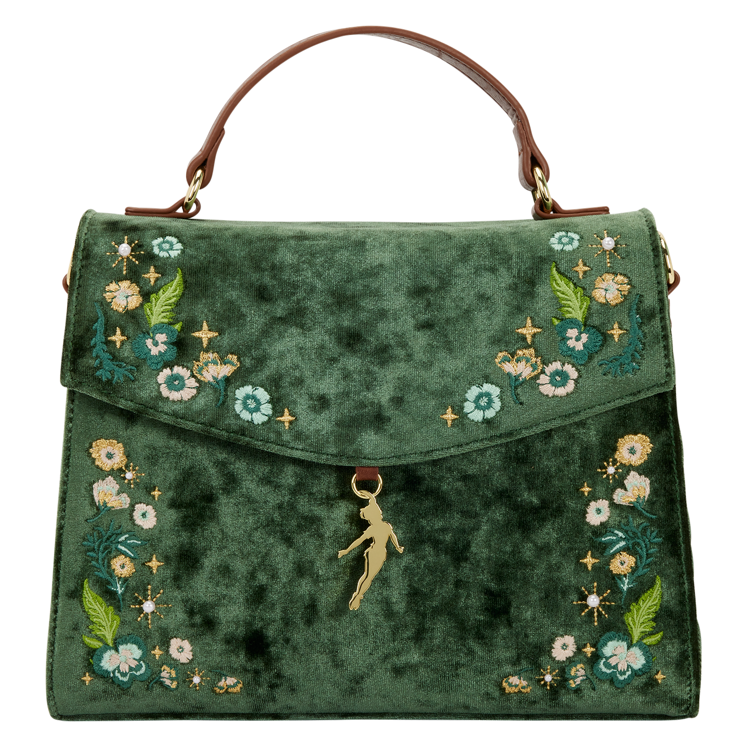 Peter Pan Exclusive Quilted Texture Crossbody Bag