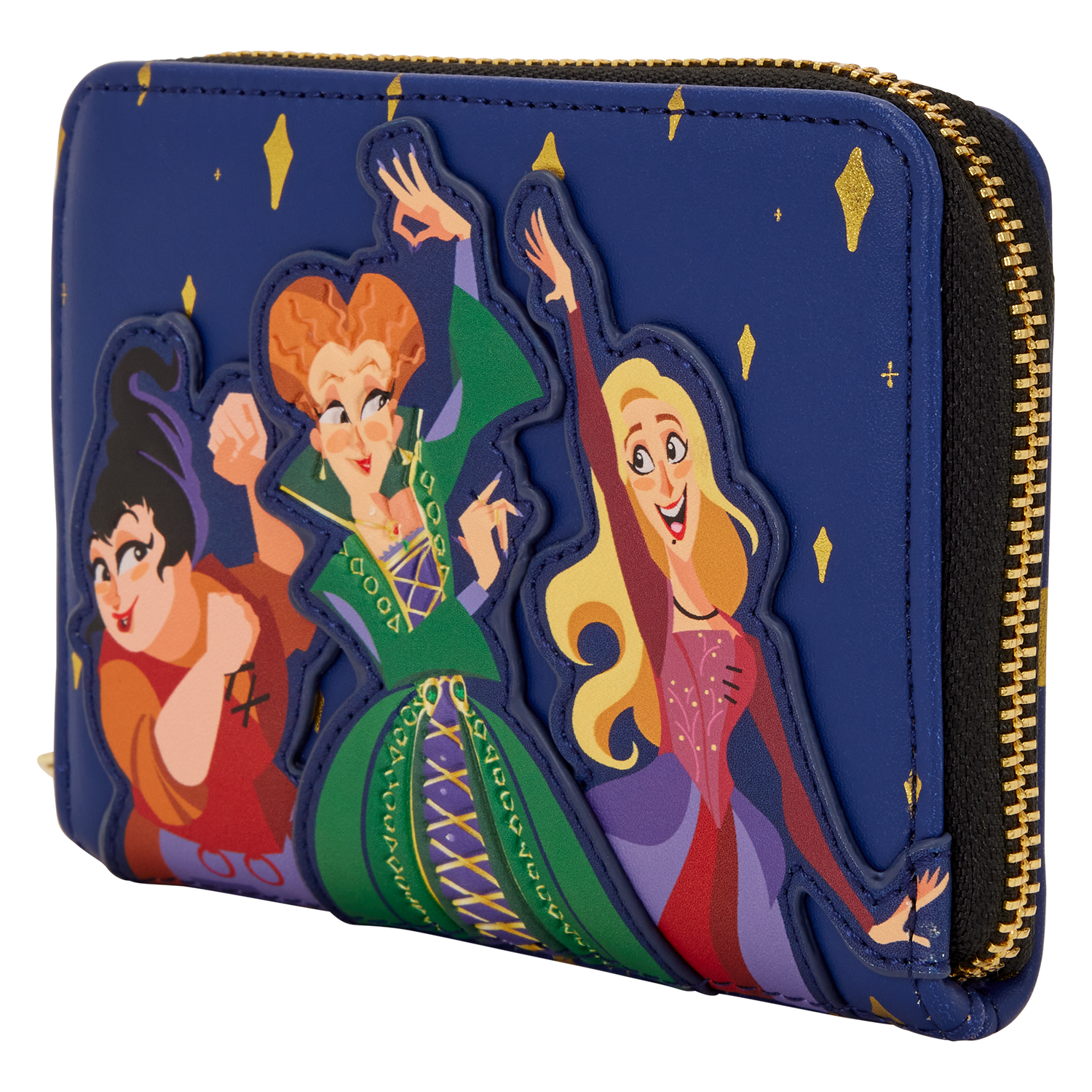 Hocus Pocus Sanderson Sisters Night Sky Zip Around Wallet - Image 3