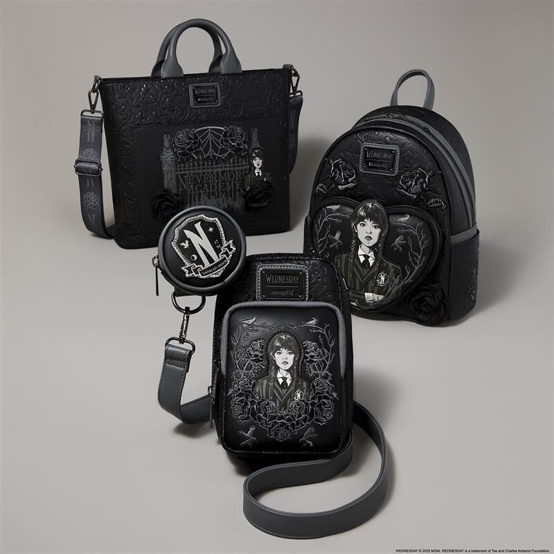 Wednesday Black Roses Mini Backpack - Image 4