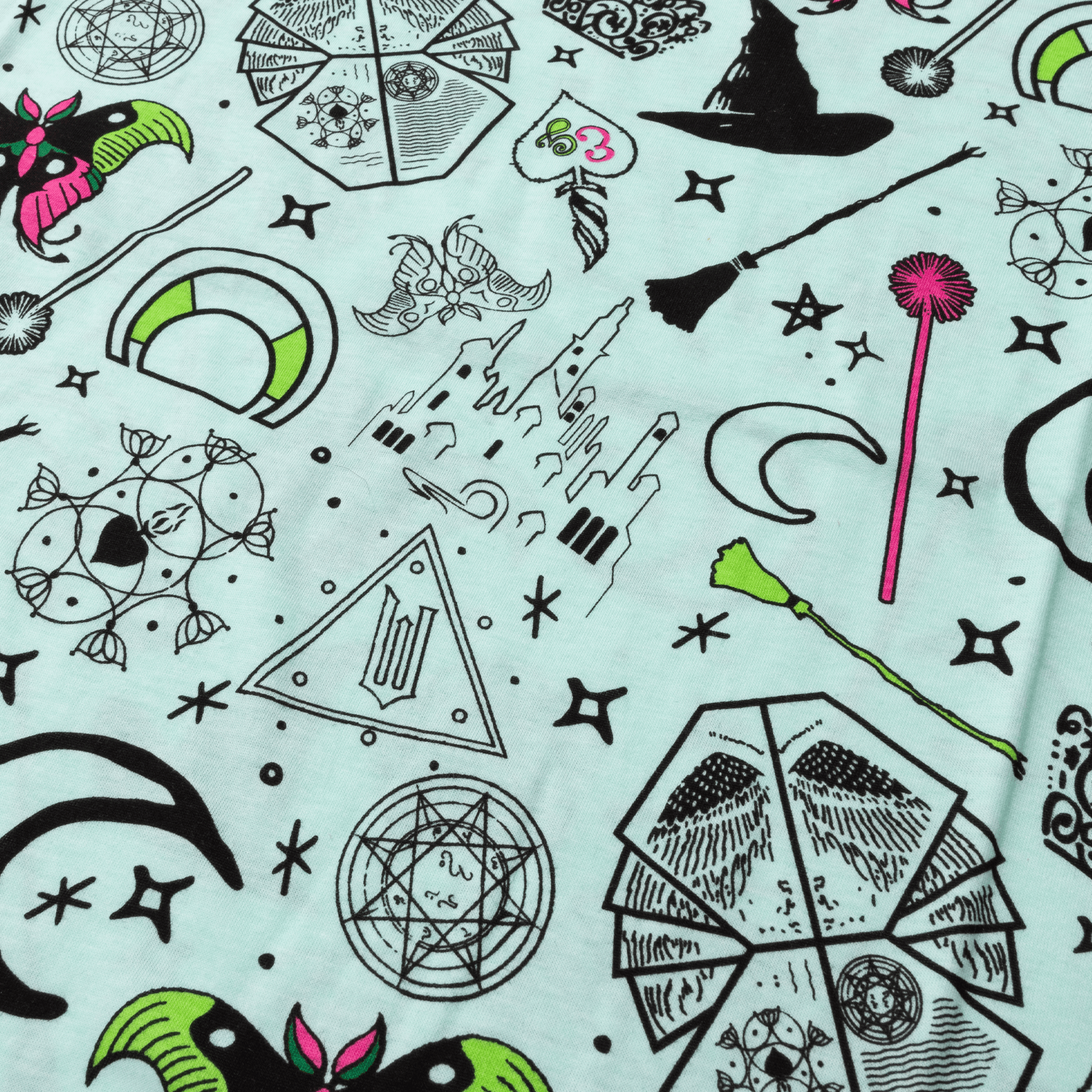 Wicked Elphaba & Glinda All-Over Print Unisex Tee - Image 5