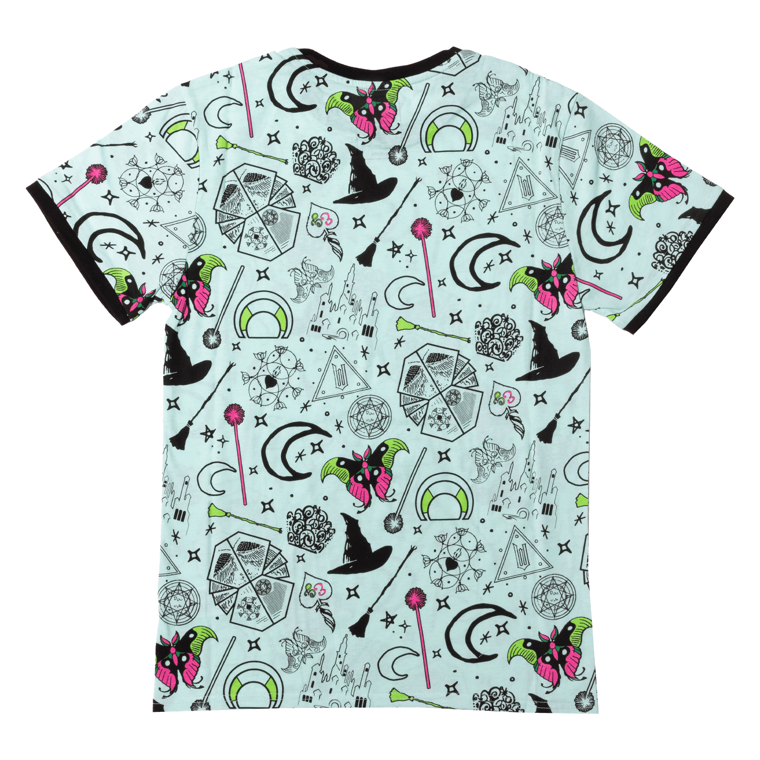 Wicked Elphaba & Glinda All-Over Print Unisex Tee - Image 3